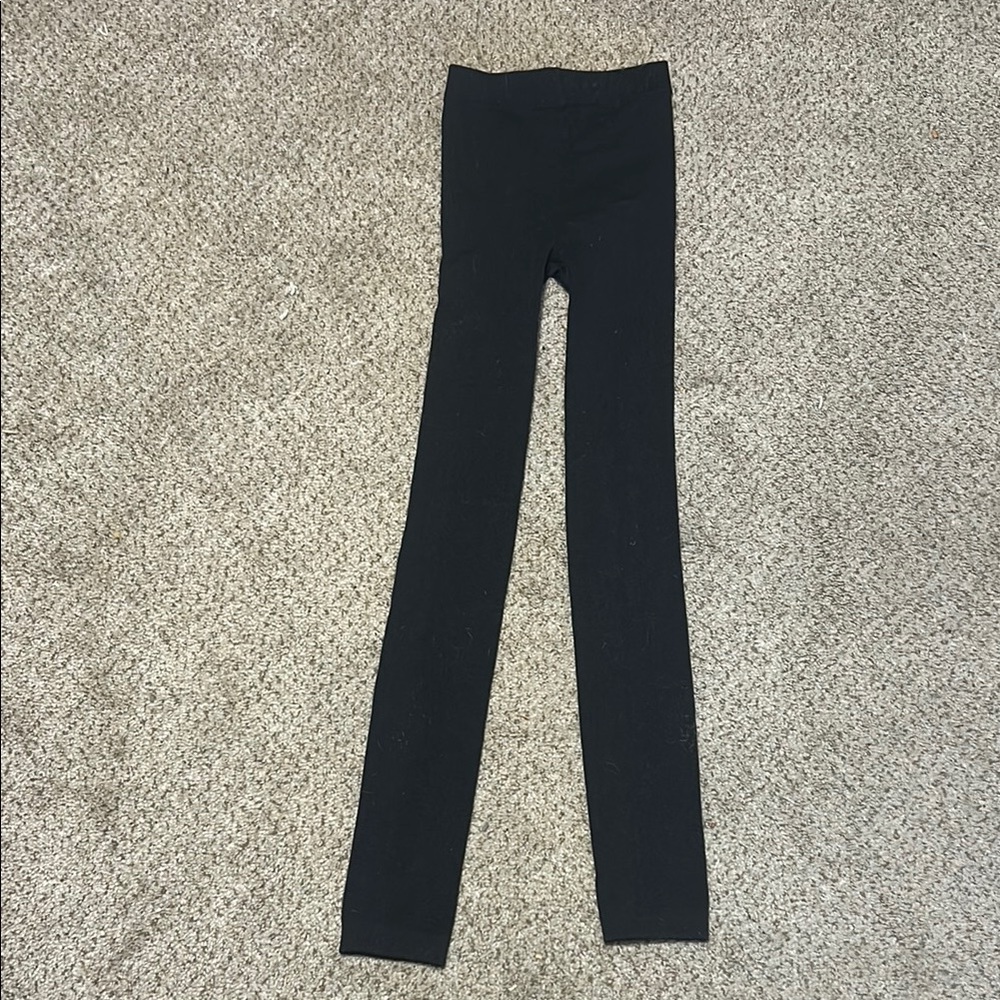 Fleece Lined Stretchy Black Leggings
